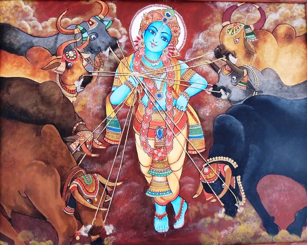 shri krishna painting hindukosh.org